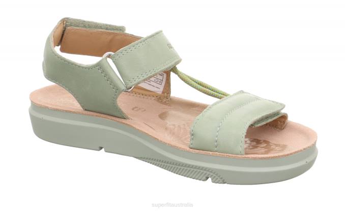 Superfit Light Green Kids & Teens PALOMA - Sandal with Velcro Fastener Z6Z8871