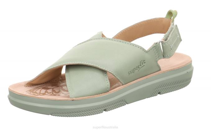 Superfit Light Green Kids & Teens PALOMA - Sandal with Velcro Fastener Z6Z8873