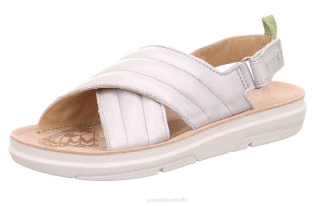 Superfit Silver Kids & Teens PALOMA - Sandal with Velcro Fastener Z6Z8870