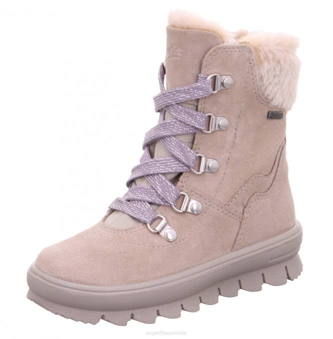 Superfit Beige/Purple Toddlers FLAVIA - Boot with Zip Z6Z8705