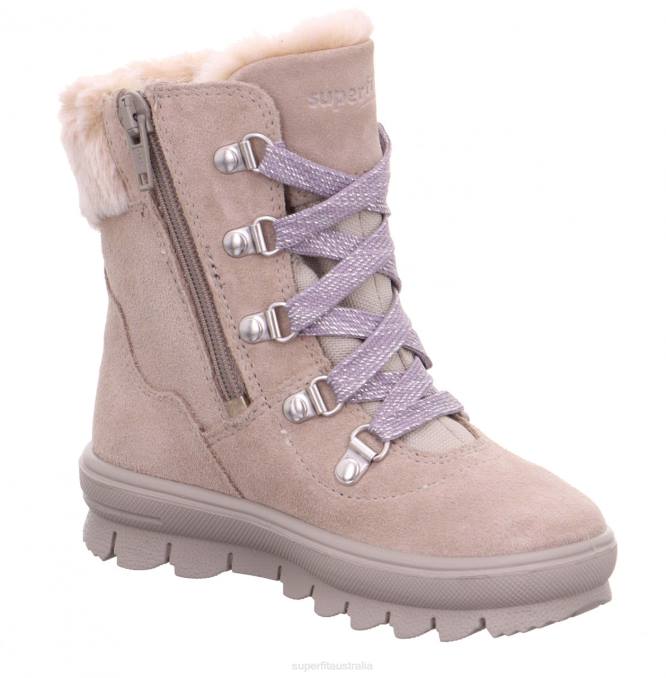 Superfit Beige/Purple Toddlers FLAVIA - Boot with Zip Z6Z8705