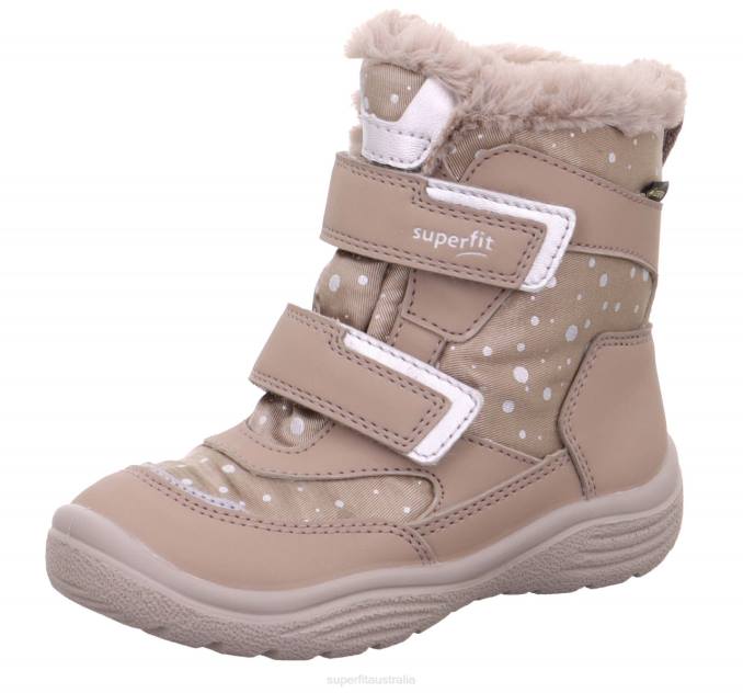 Superfit Beige Toddlers CRYSTAL - Boot with Velcro Fastener Z6Z8749