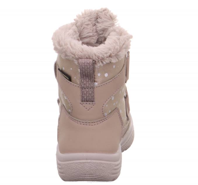 Superfit Beige Toddlers CRYSTAL - Boot with Velcro Fastener Z6Z8749