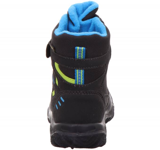 Superfit Black/Blue Toddlers HUSKY - Boot with Velcro Fastener Z6Z8723