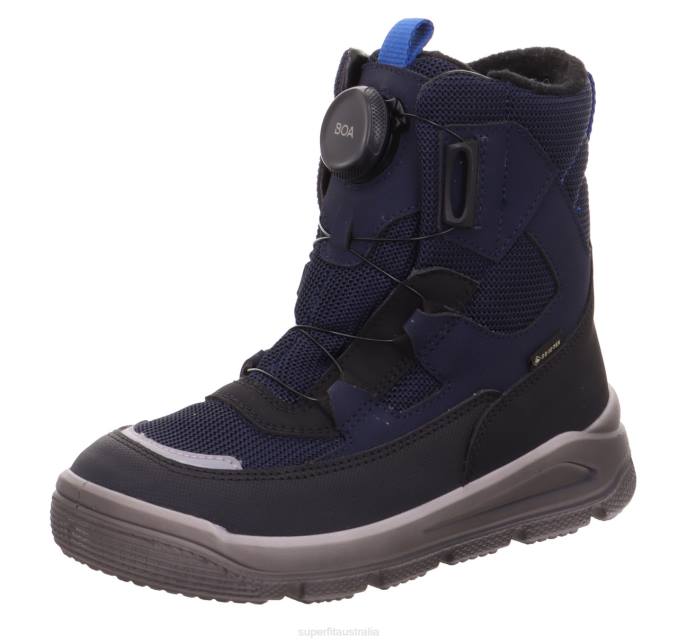 Superfit Black/Blue Toddlers MARS - Boot with BOA Fit System Z6Z8697