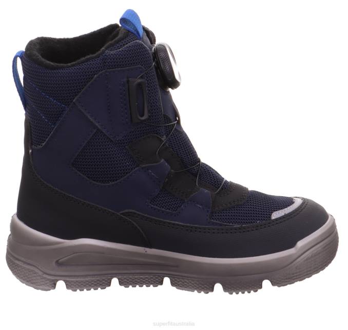 Superfit Black/Blue Toddlers MARS - Boot with BOA Fit System Z6Z8697