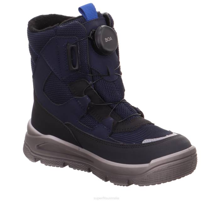 Superfit Black/Blue Toddlers MARS - Boot with BOA Fit System Z6Z8697