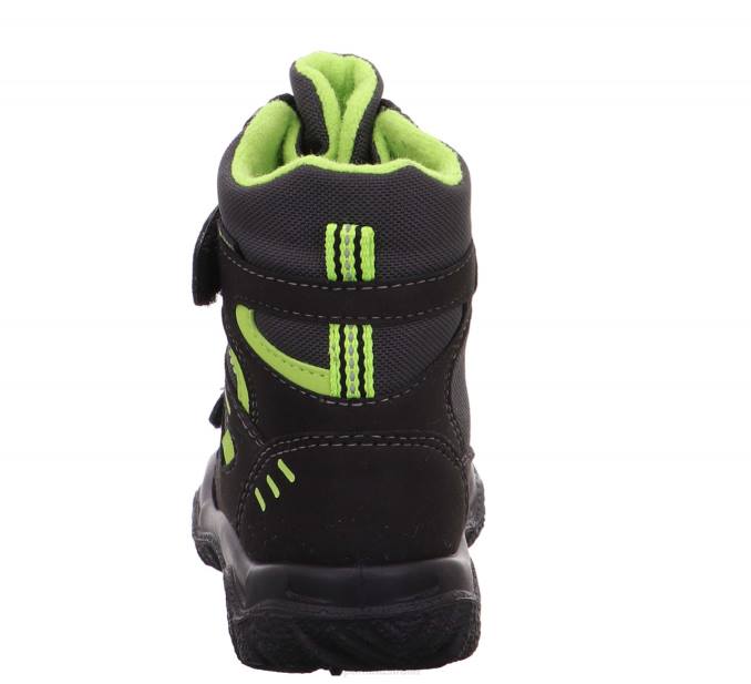 Superfit Black/Green Toddlers HUSKY - Boot with Velcro Fastener Z6Z8725