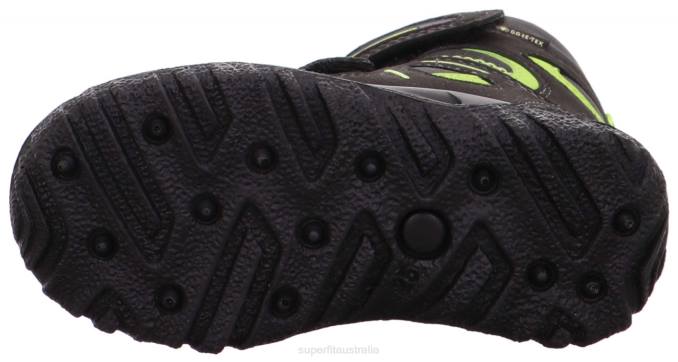 Superfit Black/Green Toddlers HUSKY - Boot with Velcro Fastener Z6Z8725