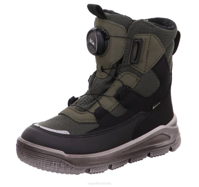 Superfit Black/Green Toddlers MARS - Boot with BOA Fit System Z6Z8691