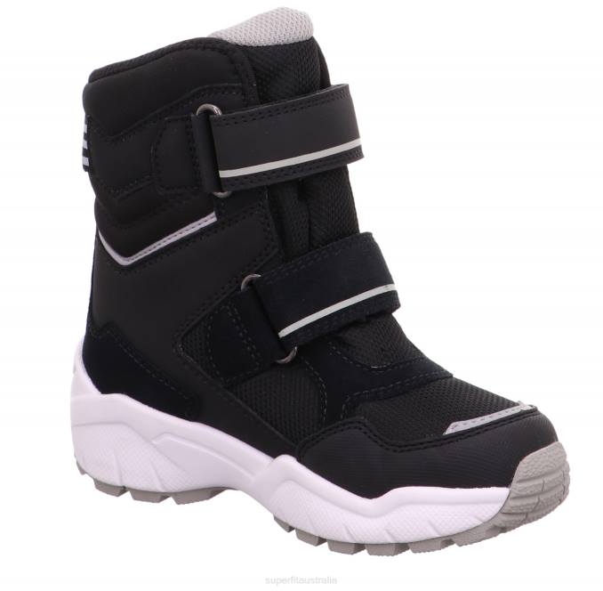 Superfit Black/Grey Toddlers CULUSUK 2.0 - Boot with Velcro Fastener Z6Z8727