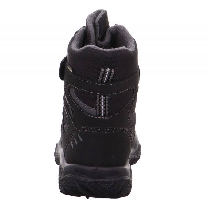 Superfit Black/Grey Toddlers HUSKY - Boot with Velcro Fastener Z6Z8731