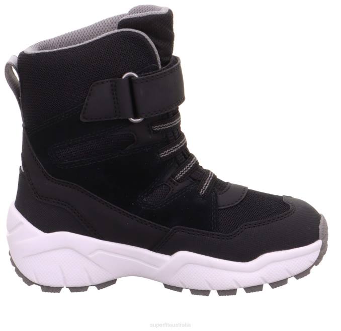 Superfit Black/Light grey Toddlers CULUSUK 2.0 - Boot with Velcro Fastener Z6Z8759