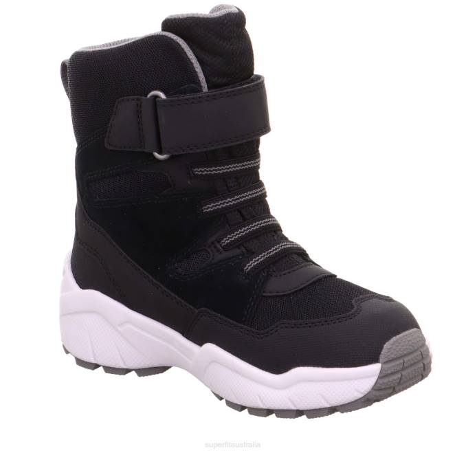 Superfit Black/Light grey Toddlers CULUSUK 2.0 - Boot with Velcro Fastener Z6Z8759