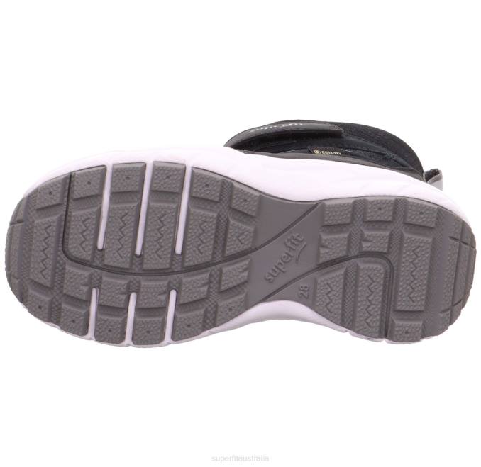 Superfit Black/Light grey Toddlers CULUSUK 2.0 - Boot with Velcro Fastener Z6Z8759