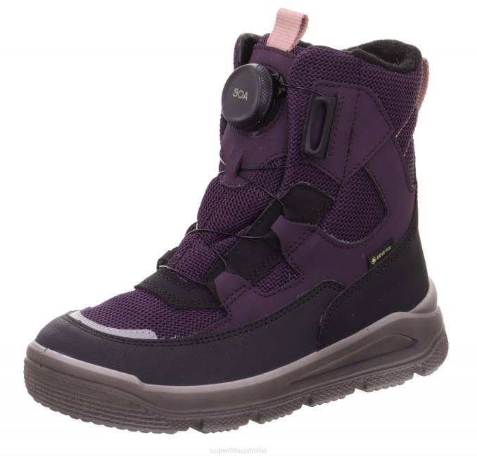 Superfit Black/Purple Toddlers MARS - Boot with BOA Fit System Z6Z8746