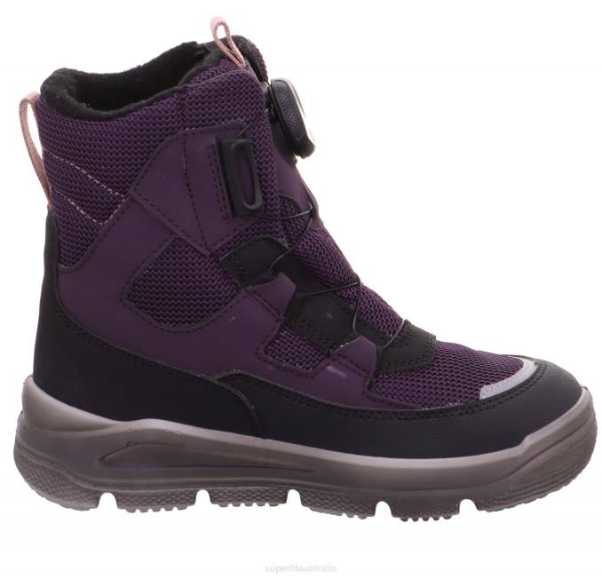 Superfit Black/Purple Toddlers MARS - Boot with BOA Fit System Z6Z8746