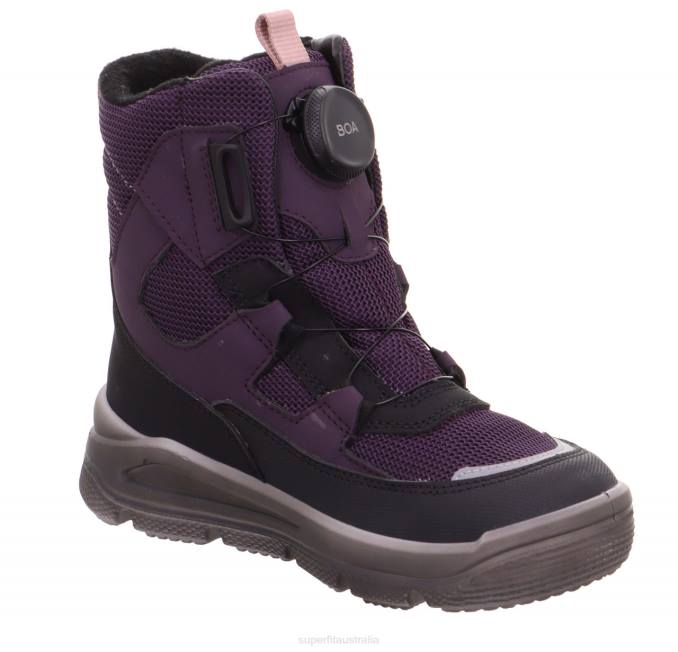 Superfit Black/Purple Toddlers MARS - Boot with BOA Fit System Z6Z8746