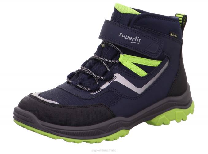 Superfit Blue/Green Toddlers JUPITER - Boot with Velcro Fastener Z6Z8902