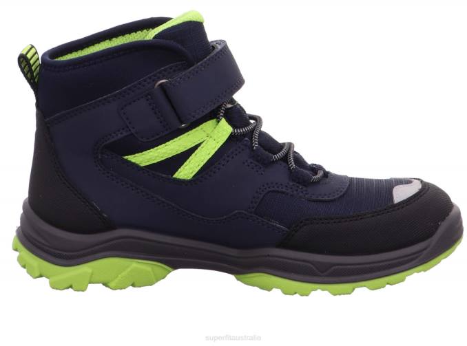 Superfit Blue/Green Toddlers JUPITER - Boot with Velcro Fastener Z6Z8902