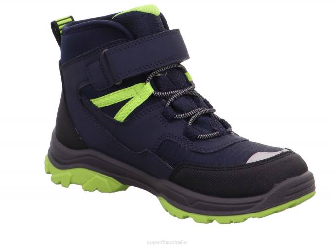 Superfit Blue/Green Toddlers JUPITER - Boot with Velcro Fastener Z6Z8902