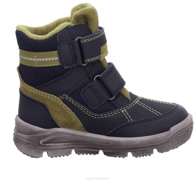 Superfit Blue/Green Toddlers MARS - Boot with Velcro Fastener Z6Z8717