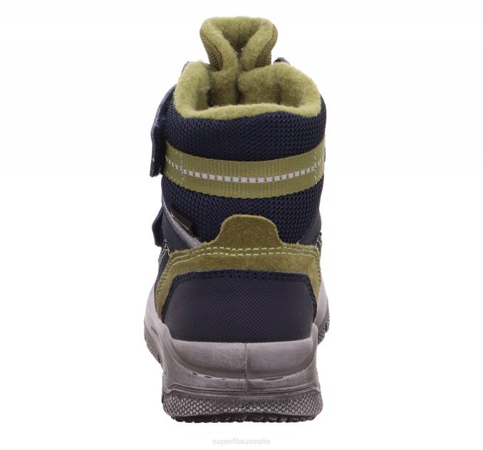 Superfit Blue/Green Toddlers MARS - Boot with Velcro Fastener Z6Z8717