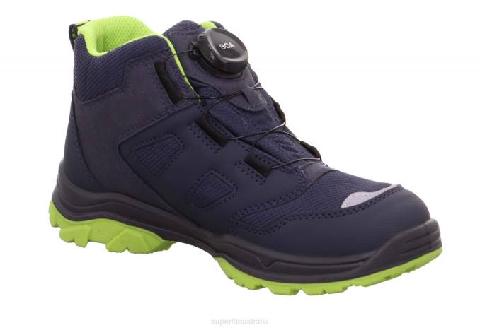 Superfit Blue/Light Green Toddlers JUPITER - Boot with BOA Fit System Z6Z8907