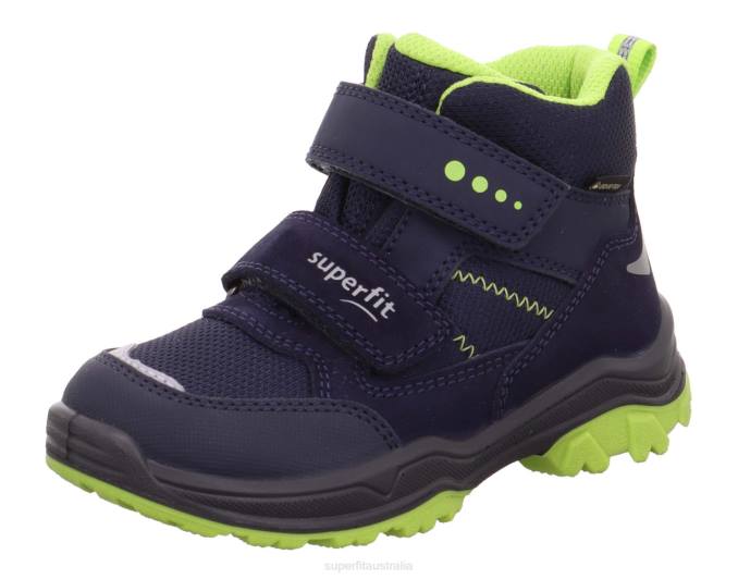 Superfit Blue/Light Green Toddlers JUPITER - Boot with Velcro Fastener Z6Z8768