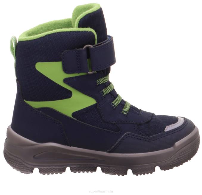 Superfit Blue/Light Green Toddlers MARS - Boot with Velcro Fastener Z6Z8698