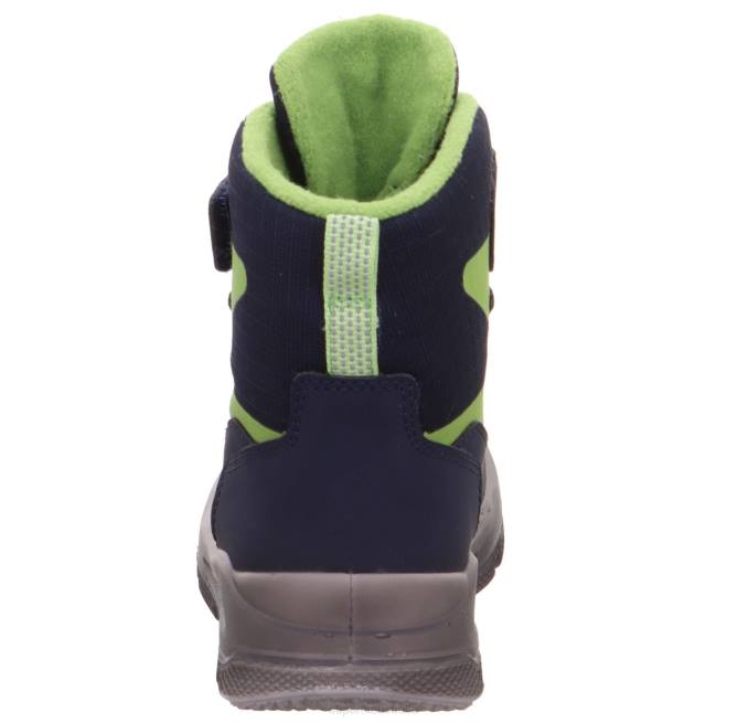 Superfit Blue/Light Green Toddlers MARS - Boot with Velcro Fastener Z6Z8698