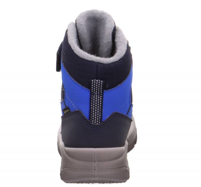 Superfit Blue/Light grey Toddlers MARS - Boot with Velcro Fastener Z6Z8708