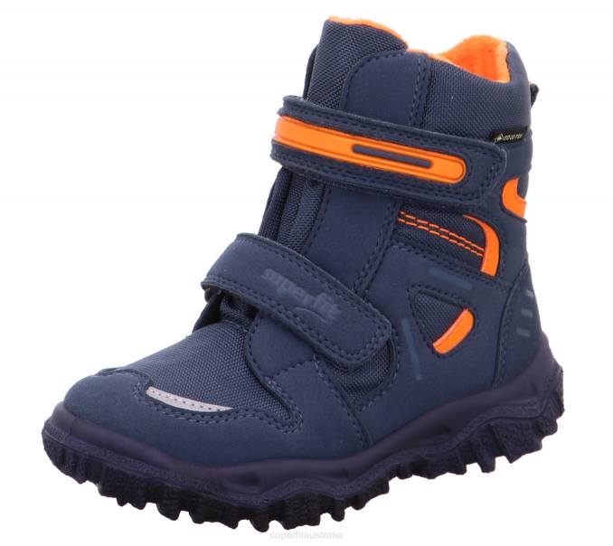 Superfit Blue/Orange Toddlers HUSKY - Boot with Velcro Fastener Z6Z8702