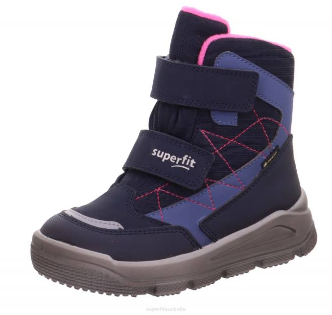 Superfit Blue/Pink Toddlers MARS - Boot with Velcro Fastener Z6Z8718