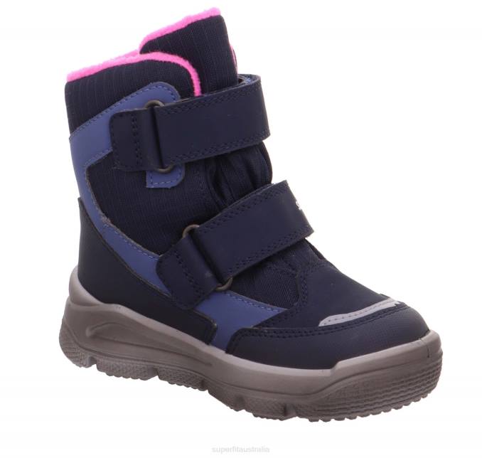 Superfit Blue/Pink Toddlers MARS - Boot with Velcro Fastener Z6Z8718