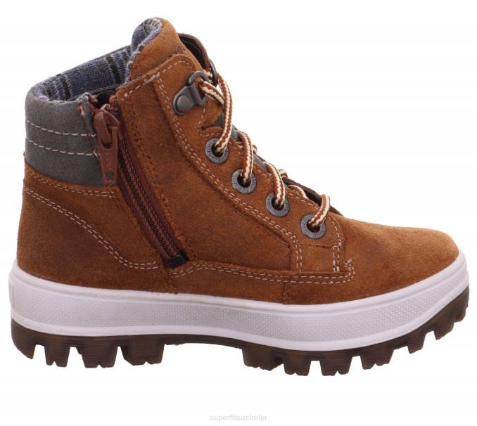 Superfit Brown/Grey Toddlers TEDD - Boot with Zip Z6Z8756