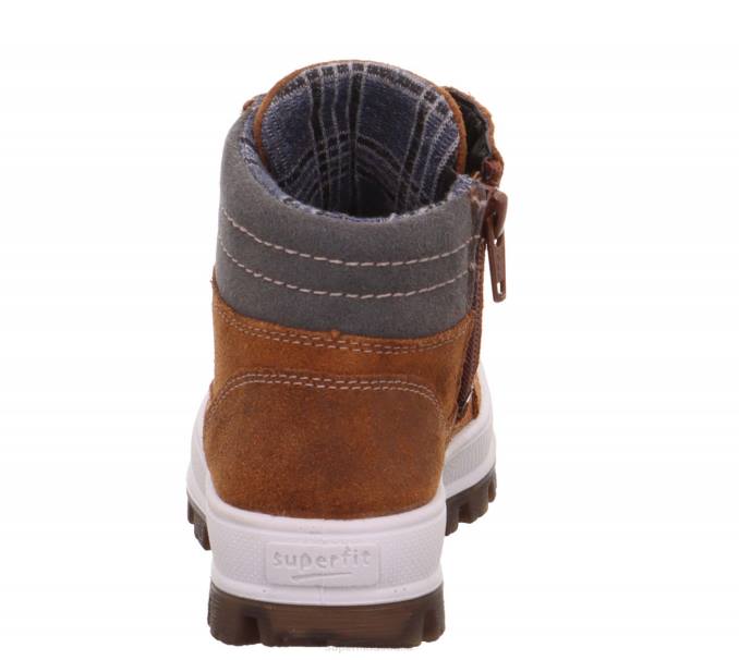 Superfit Brown/Grey Toddlers TEDD - Boot with Zip Z6Z8756