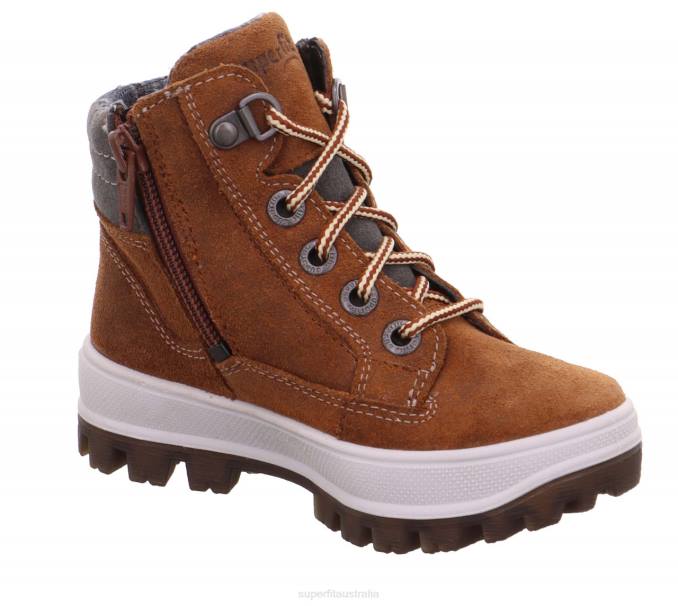 Superfit Brown/Grey Toddlers TEDD - Boot with Zip Z6Z8756