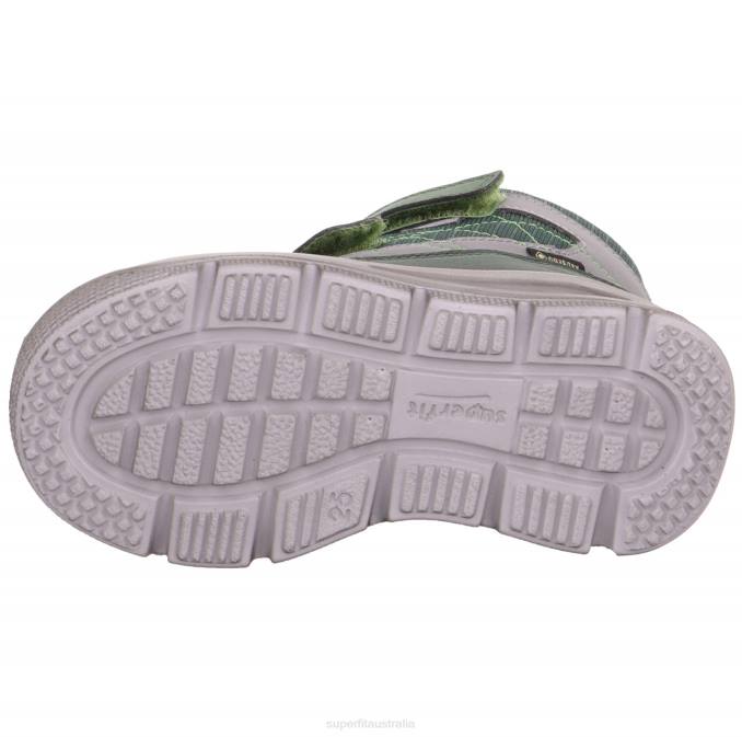 Superfit Green/Light Grey Toddlers MARS - Boot with Velcro Fastener Z6Z8719