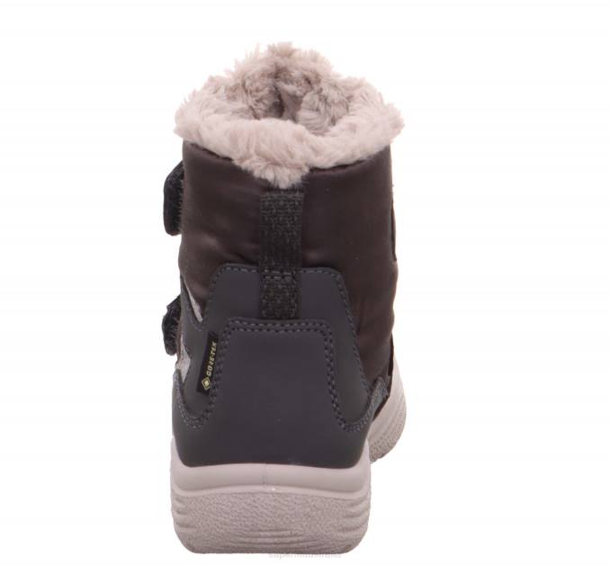 Superfit Grey/Beige Toddlers CRYSTAL - Boot with Velcro Fastener Z6Z8715