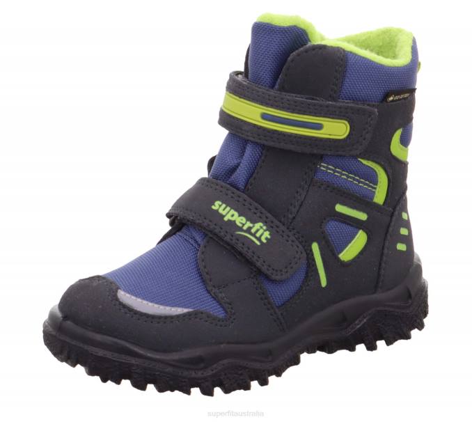 Superfit Grey/Blue Toddlers HUSKY - Boot with Velcro Fastener Z6Z8767