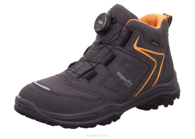 Superfit Grey/Orange Toddlers JUPITER - Boot with BOA Fit System Z6Z8901