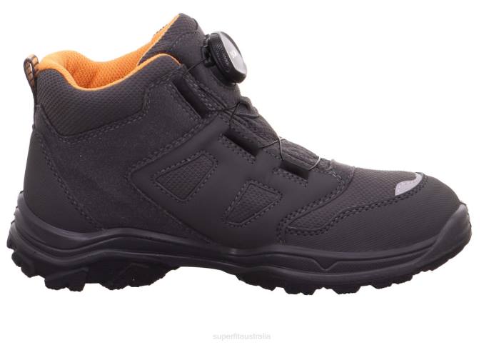 Superfit Grey/Orange Toddlers JUPITER - Boot with BOA Fit System Z6Z8901