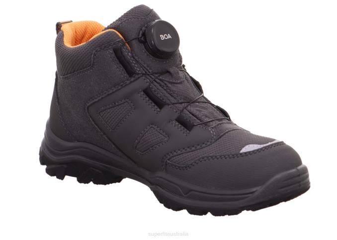 Superfit Grey/Orange Toddlers JUPITER - Boot with BOA Fit System Z6Z8901