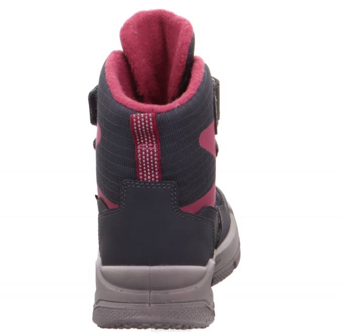 Superfit Grey/Red Toddlers MARS - Boot with Velcro Fastener Z6Z8752