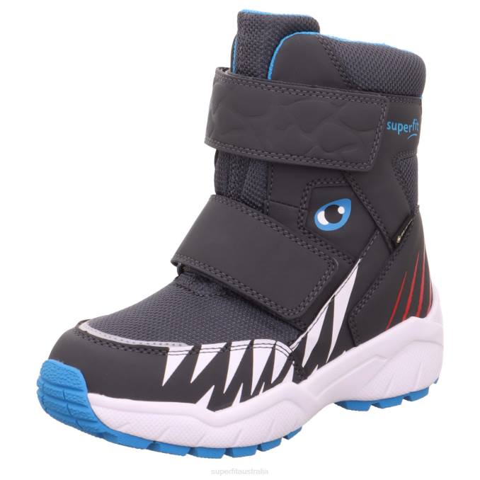 Superfit Grey/Turquoise Toddlers CULUSUK 2.0 - Boot with Velcro Fastener Z6Z8716