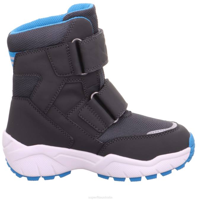 Superfit Grey/Turquoise Toddlers CULUSUK 2.0 - Boot with Velcro Fastener Z6Z8716