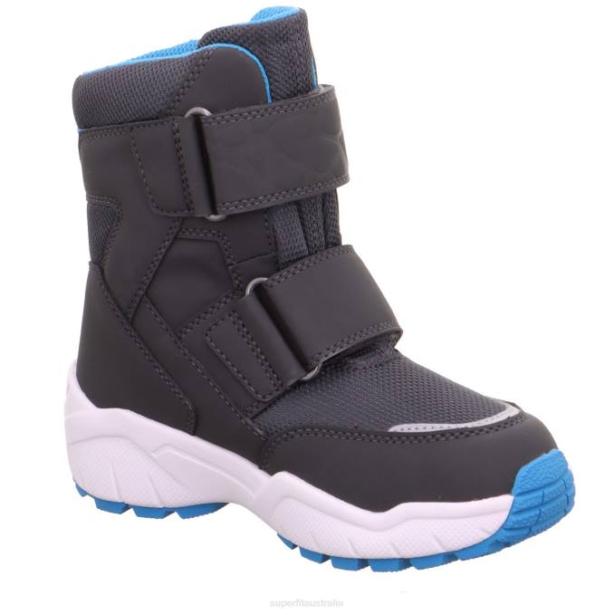 Superfit Grey/Turquoise Toddlers CULUSUK 2.0 - Boot with Velcro Fastener Z6Z8716