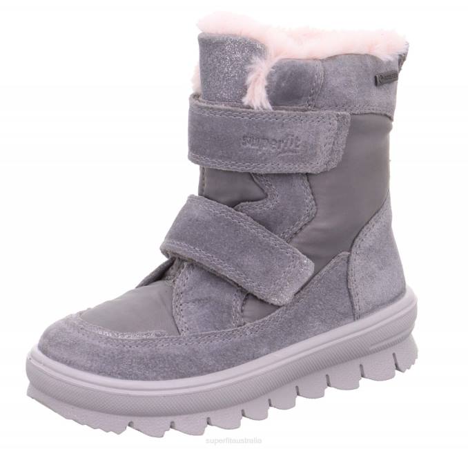 Superfit Light Grey Toddlers FLAVIA - Boot with Velcro Fastener Z6Z8694