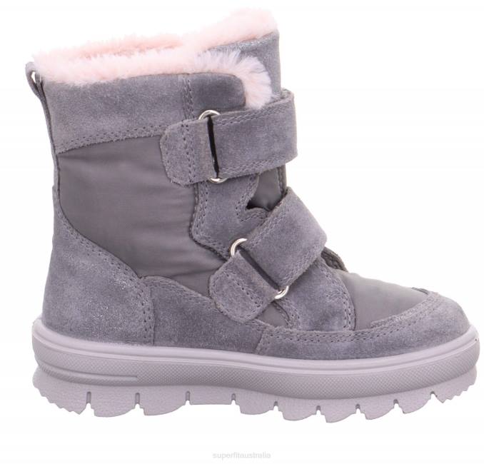 Superfit Light Grey Toddlers FLAVIA - Boot with Velcro Fastener Z6Z8694